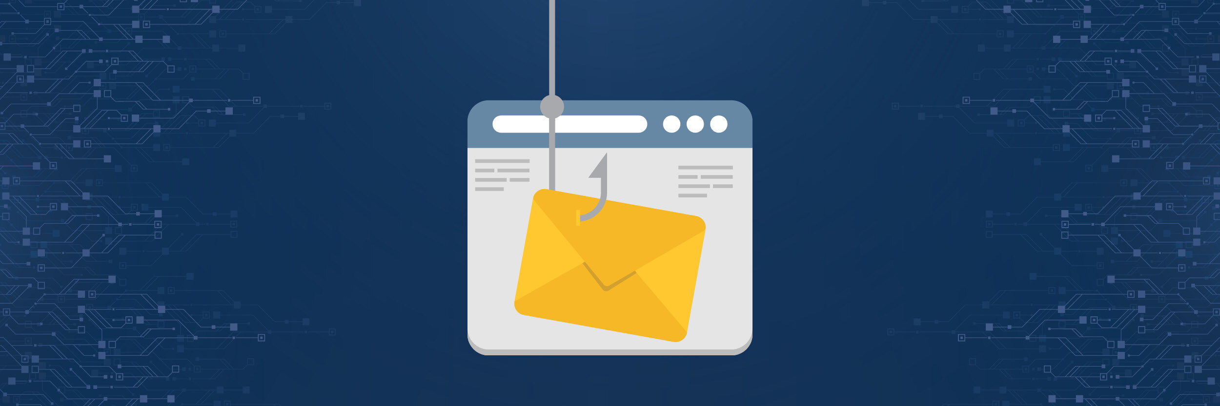 Email phishing graphic