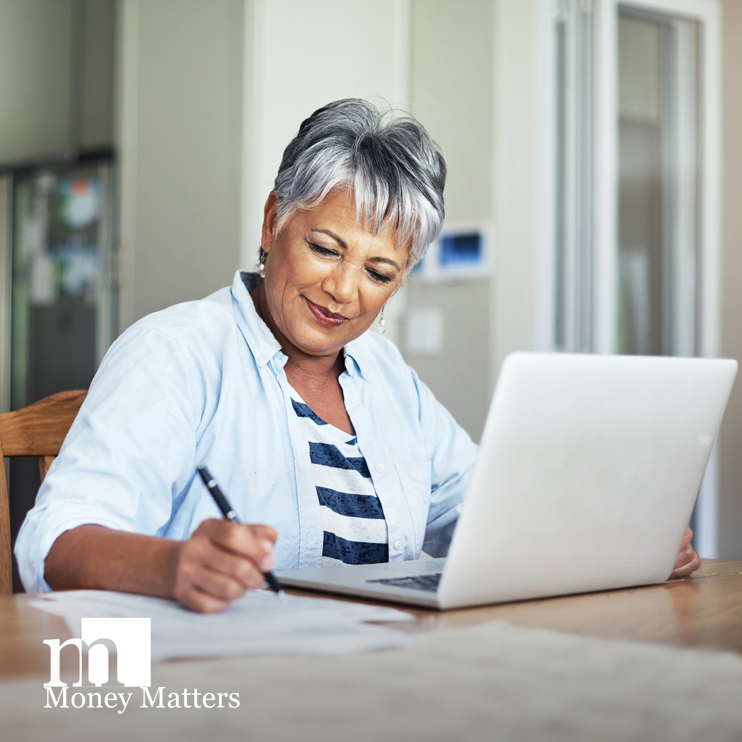 Lady with computer